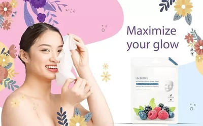 REIMICHI New Mix Berries Face Sheet Mask With Serum Repairing & Nourishment(20 g)
