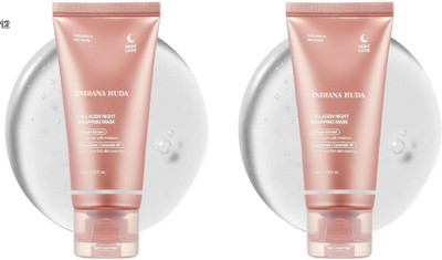 INDIANA HUDA Medcube Collagen Wrapping Night Mask 2 x 75ml with Ceramide NP(150 ml)