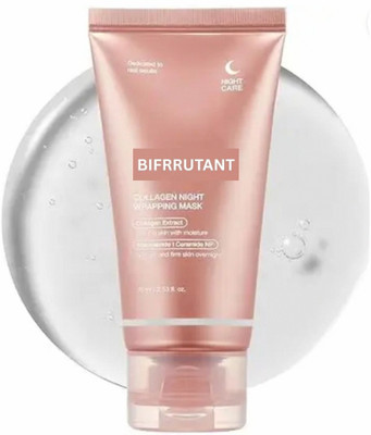 BIFRRUTANT Over Night Bio Collagen Face Mask for Youthful Skin Glow(75 ml)