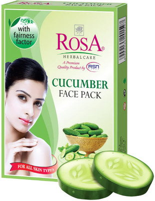 ROSA Cucumber face pack I Remove Pimples,Black Heads & Dark Circle I Pack 4-(400 ml)