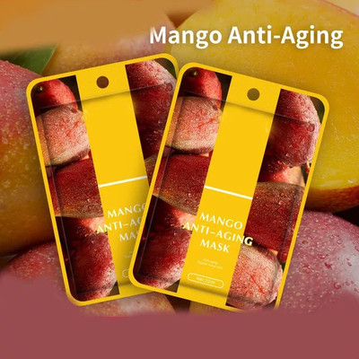 MOIKA Softening & Smoothening MANGO FACE MASK SHEET PACK OF 2(50 ml)