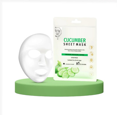 THTC Enhancing Glow Cucumber Face Sheet Mask(20 g)