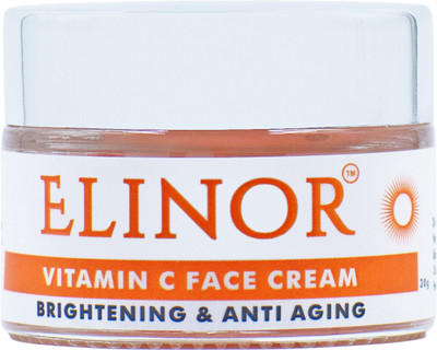ELINOR Vitamin C Face Cream Brightening & Anti-Aging work in Wrinkles, Dull & dry skin(30 g)