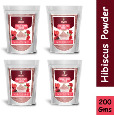 ARASI Hibiscus Powder for Hair and Skin (50 Grams x 4pcs)(200 g)