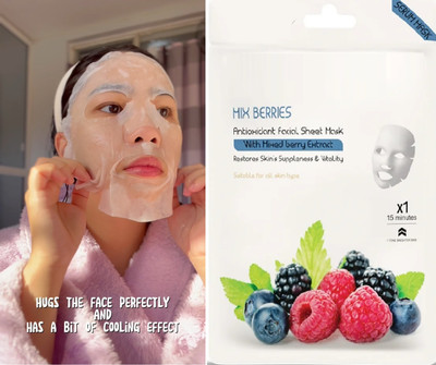 THTC Mix Berries Sheet Mask with Serum(20 g)