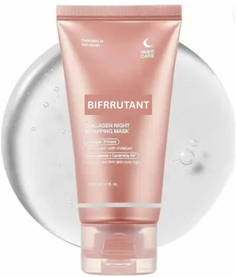 BIFRRUTANT Collagen Night Wrapping Mask for Overnight Skin Smoothness(75 ml)