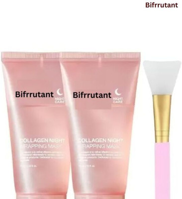 BIFRRUTANT Collagen Overnight Wrapping Mask for Skin Hydration and Brightening(150 ml)