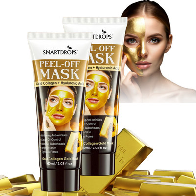 smartdrops Gold Peel Off Mask for Man & Woman | Golden Glow & Radiance Skin Tone(120 ml)