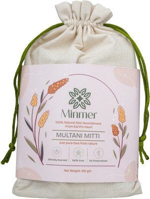 minmer Natural Multani Mitti Acne Control Deep Cleansing Face Pack(100 g)