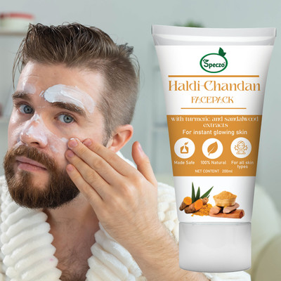 speczo Haldi Chandan Face Pack For Healthy & Hydrated\ Keeps Skin Healthy\ Men Women(200 ml)