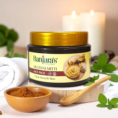 Banjaras Multani Mitti Clear Smooth Skin Face Pack(100 g)