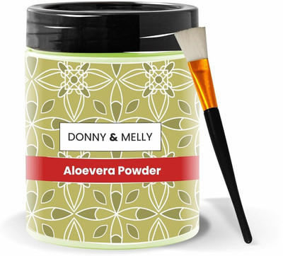 DONNY MELLY Pure & Natural Aloe Vera Face Pack Powder With FREE Applicator Brush(150 g)