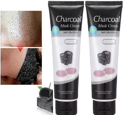 Latixmat Combo Activated Charcoal Face Mask - Peel Off(260 ml)