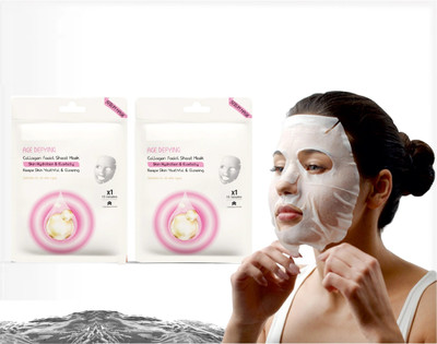 GFSU - GO FOR SOMETHING UNIQUE Age Defying Face Sheet Mask With Serum For Women and Men(40 g)