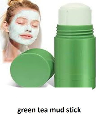 Luipui mud form green tea stick man and woman for face cleansing pack of 1(40 g)