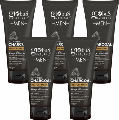 Globus Naturals Anti Pollution & Anti Acne Charcoal Peel Off Mask, For Men(500 g)