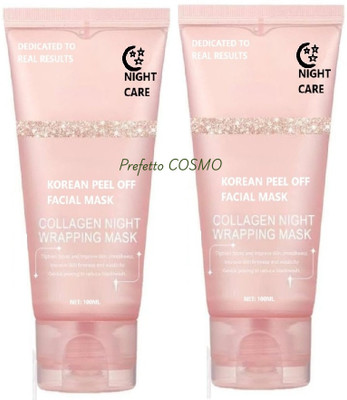 Prefetto COSMO Collagen Mask Pack of 2 for Hydration & Firmness(200 ml)