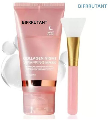 BIFRRUTANT Collagen Night Peel Off Mask for Intense Hydration and Skin Firming(75 ml)