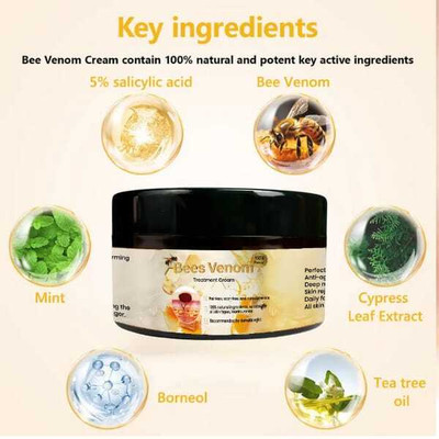 DRIDDLE bees venam cream for unisex| skin damage repair &glow-brightning....(50 g)