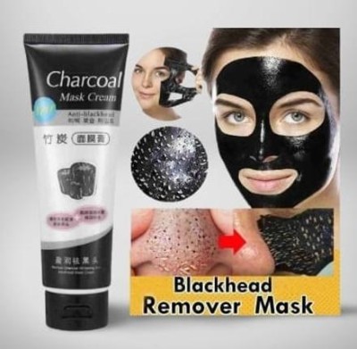 D-Top CHARCOAL Mask - Peel Off Face Mask Cream - Blackheads Removal (130 g)(100 ml)