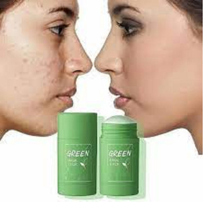 Luipui best green tea mask stick mud clay pack of 1(40 g)