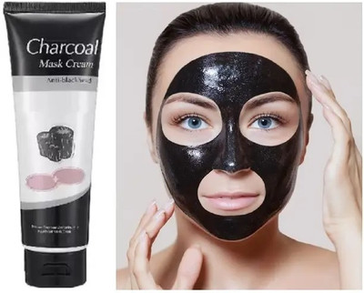 Jiwoo Charcoal Peel Off Mask, Anti Pollution & Blackhead Removal For Women & Men(130 g)