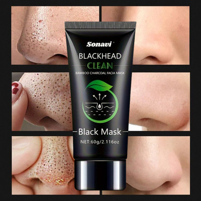 sonavi Charcoal Peel Off Mask Blackhead Acne & Remove Dead Skin Face Pack(60 g)