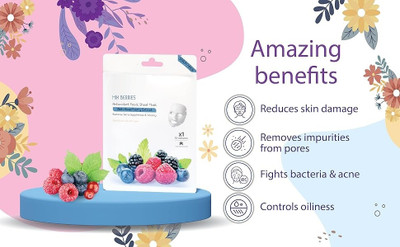 tanvi27 Berries Facial Sheet Mask gives Plumper Skin(20 g)