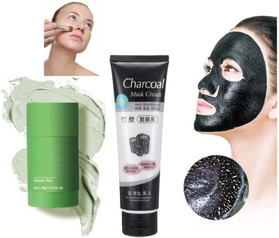 GFSU - GO FOR SOMETHING UNIQUE Professional Green Stick Face Mask With Charcoal Peel Of Mask(160 g)
