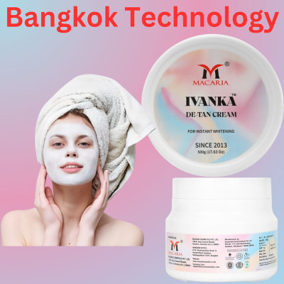 MACARIA Flash White De-Tan Radiance Face Pack Mask 3 in 1(500 g)