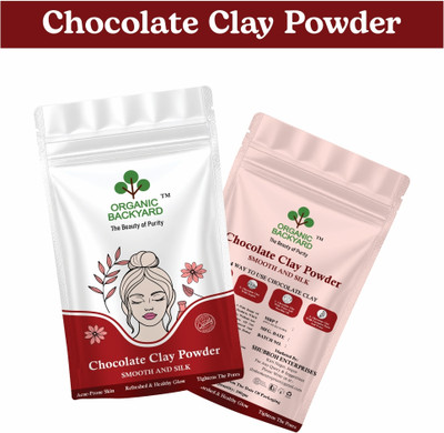 Organic Backyard Pure Chocolate Clay Powder for Glowing Skin(50 g)