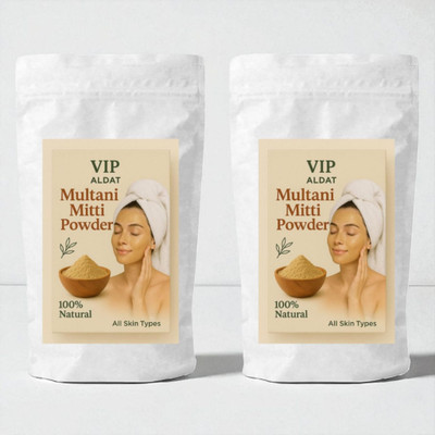 VIP ALDAT Herbal Multani Mitti Powder for Skin Radiance – Pack of 2 (2×400g)(800 g)