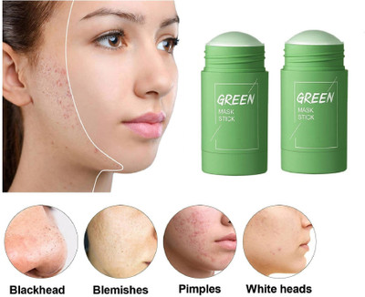 GFSU - GO FOR SOMETHING UNIQUE Pack Of 2 Green Tea Sticks Face Shaping Mask Face Shaping Mask(80 ml)
