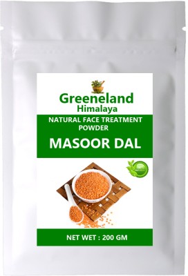 GREENELAND Natural Masoor Dal Powder ( Red Lentil ) 200 GM(200 g)