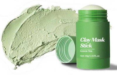 DARVING Face, stick Blackhead Remover, Deep Pore Cleansing, Green Clay Mask(40 g)