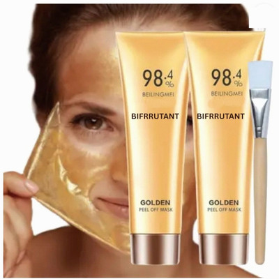 BIFRRUTANT Gold Peel Off Mask for Oil Free Smooth Skin Glow(150 ml)