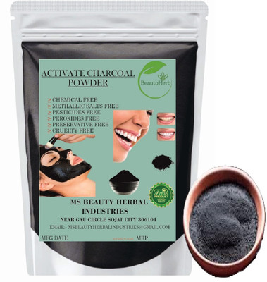 Beautoherb Natural Charcoal Powder for face pack face(500 g)