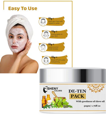 SHENY COLORS D-Tan Face Pack For Tan Removal(50 g)