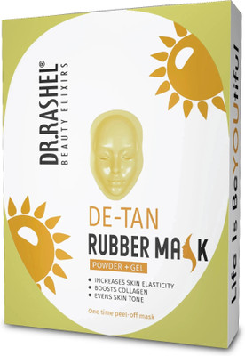 DR.RASHEL De-Tan Rubber Peel-Off Mask | Removes Sun-tan and Nourishes skin |(120 g)