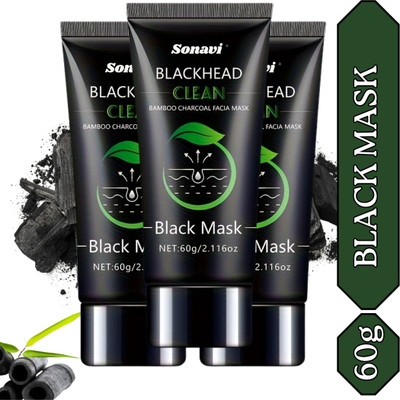 Sonavi Charcoal Black Peel Off Mask Anti pollution(180 g)
