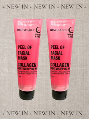 Bingeable Korean Peel-Off Night Mask – Deep Repair & Hydrate, 90ml(90 ml)