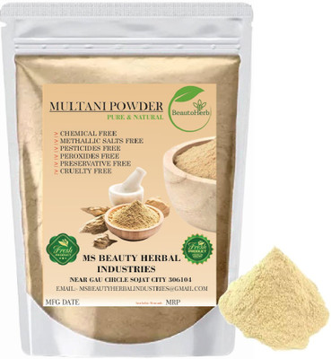 Beautoherb pure Natural Multani mitti Powder for face pack soft face(300 g)
