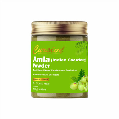 Cursive Natural Amla (Gooseberry) Powder for Glowing Skin, Face & Healthy Hair(100 g)