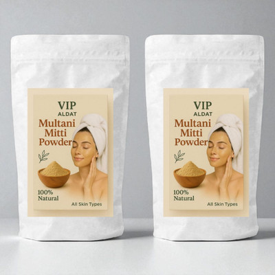 VIP ALDAT Multani Mitti Glow Shuddhi Saundarya Roop Face Herbal Skin Nikhar Upchar(400 g)