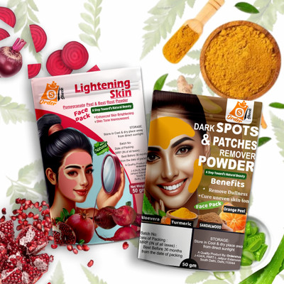 Ordershock Lightening & Dark Spots & Patches powder Combo Face Skin Care Powder(100 g)