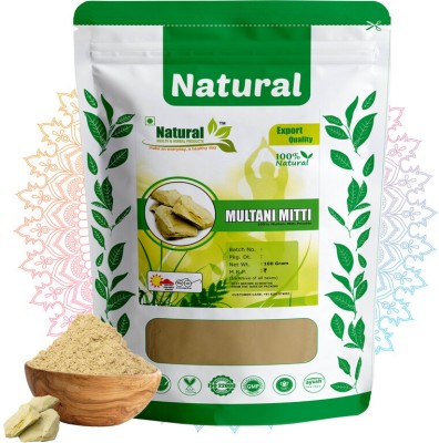 Natural Health and Herbal Products Detoxifying Multani Mitti - Face Glow | Skin whitening | Anti wrinkle(100 g)