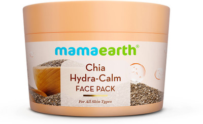 Mamaearth Chia Hydra-Calm Face Pack with Chia Seed & Ceramides for Healthy Skin Barrier(200 g)