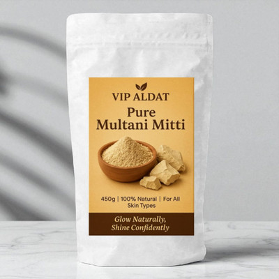 VIP ALDAT Natural Multani Mitti for Clear Face & Oil Control(450 g)