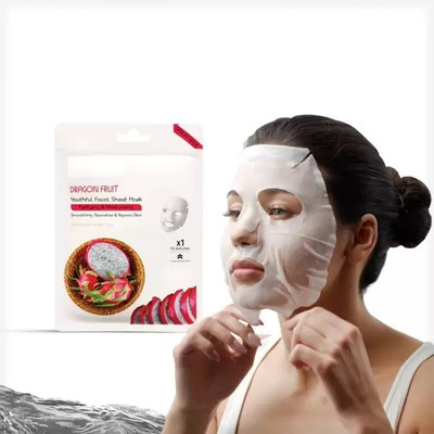 REIMICHI New Dragon Fruit Serum Face Sheet Mask For All Skin Types Soft and Healthy Skin(20 g)