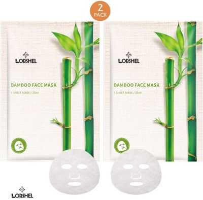 LORSHEL Bamboo Sheet Mask Bamboo Sheet Firm Benefits(50 ml)